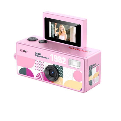 Y2K mini camera with rotating screen