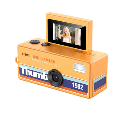 Y2K mini camera with rotating screen