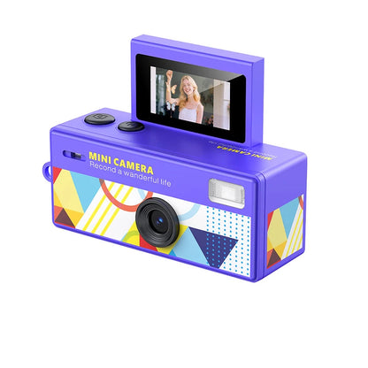 Y2K mini camera with rotating screen