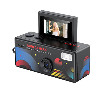 Y2K mini camera with rotating screen